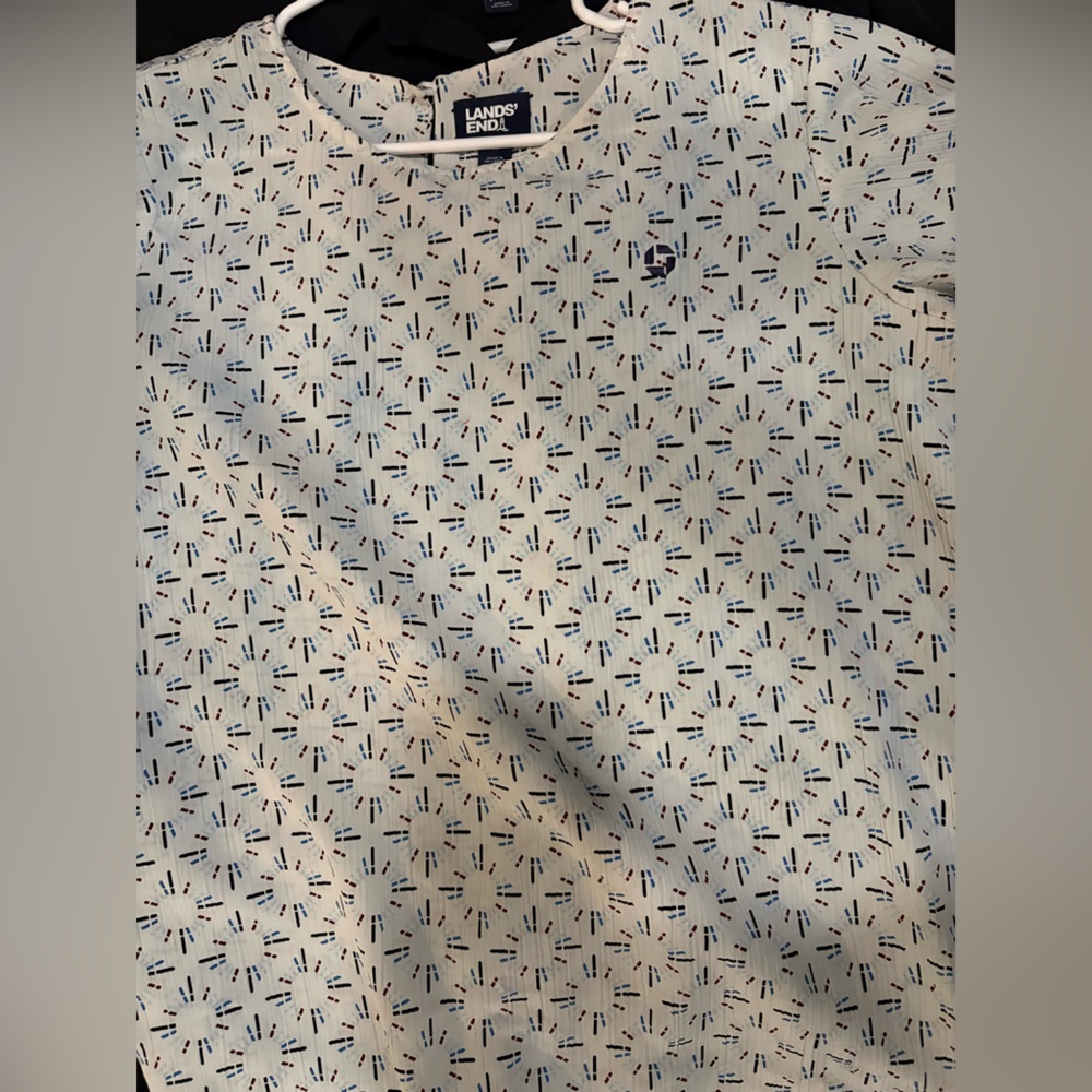 Chase Bank Patterned Uniform Shirt